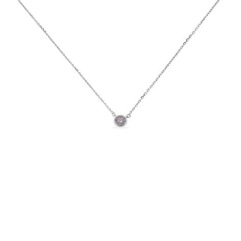Collier Auxana Argent Blanc Oxyde De Zirconium - Colliers fantaisie Femme | Histoire d’Or