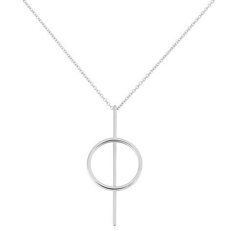 Collier Sautoir Timie Acier Blanc - Sautoirs Femme | Histoire d&rsquo;Or