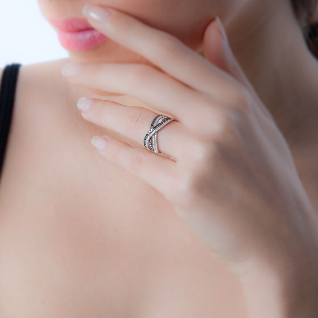 Bague Julianne Or Blanc Diamant - Bagues avec pierre Femme | Histoire d’Or