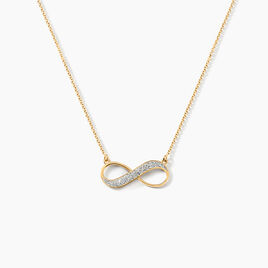 Collier Maryeme Infini Glitter Or Jaune - Colliers Femme | Histoire d’Or