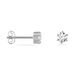 Boucles D'oreilles Puces Petrine Argent Blanc Oxyde De Zirconium - Boucles d'oreilles fantaisie Femme | Histoire d’Or