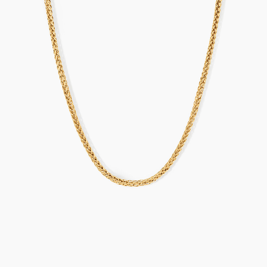 Collier Jany Maille Palmier Or Jaune - Chaines Femme | Histoire d&rsquo;Or