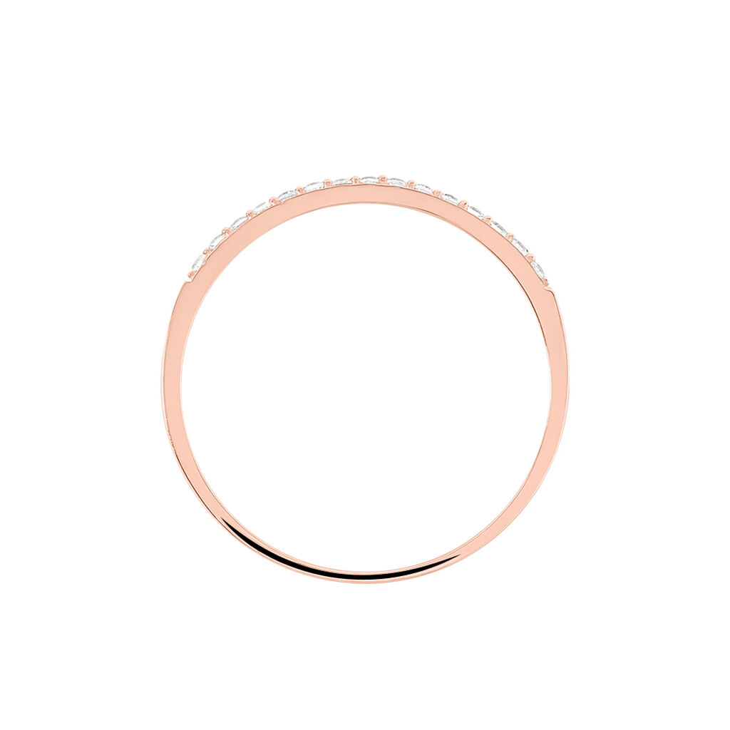 Alliance Klimka Or Rose Oxyde De Zirconium - Alliances Femme | Histoire d&rsquo;Or