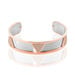 Bracelet Jonc Andrina Acier Rose - Bracelets joncs Femme | Histoire d’Or