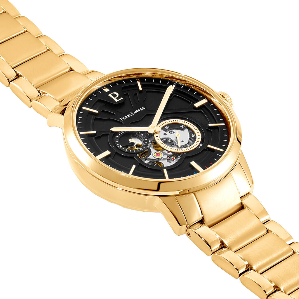 Montre Pierre Lannier Trio Noir - Montres Homme | Histoire d’Or