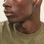 Cr&eacute;ole Unitaire Wadim Plaqu&eacute; Or Jaune - Boucles d'oreilles cr&eacute;oles Homme | Histoire d&rsquo;Or