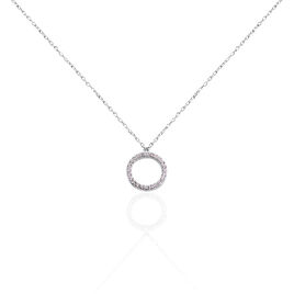 Collier Ambroisie Argent Blanc Oxyde De Zirconium - Colliers fantaisie Femme | Histoire d’Or