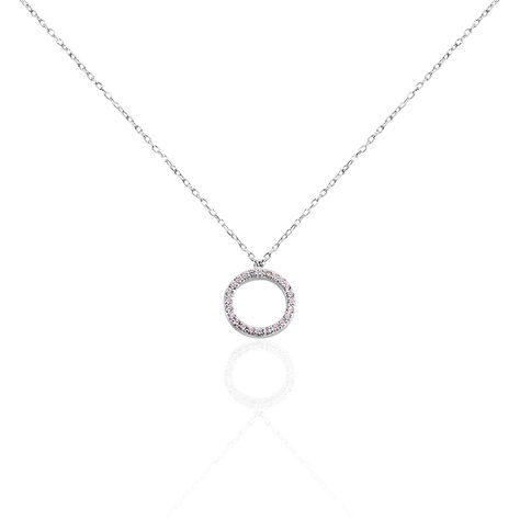 Collier Ambroisie Argent Blanc Oxyde De Zirconium - Colliers fantaisie Femme | Histoire d’Or