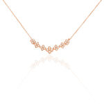 Collier Angellina Argent Rose Oxyde De Zirconium - Colliers fantaisie Femme | Histoire d&rsquo;Or