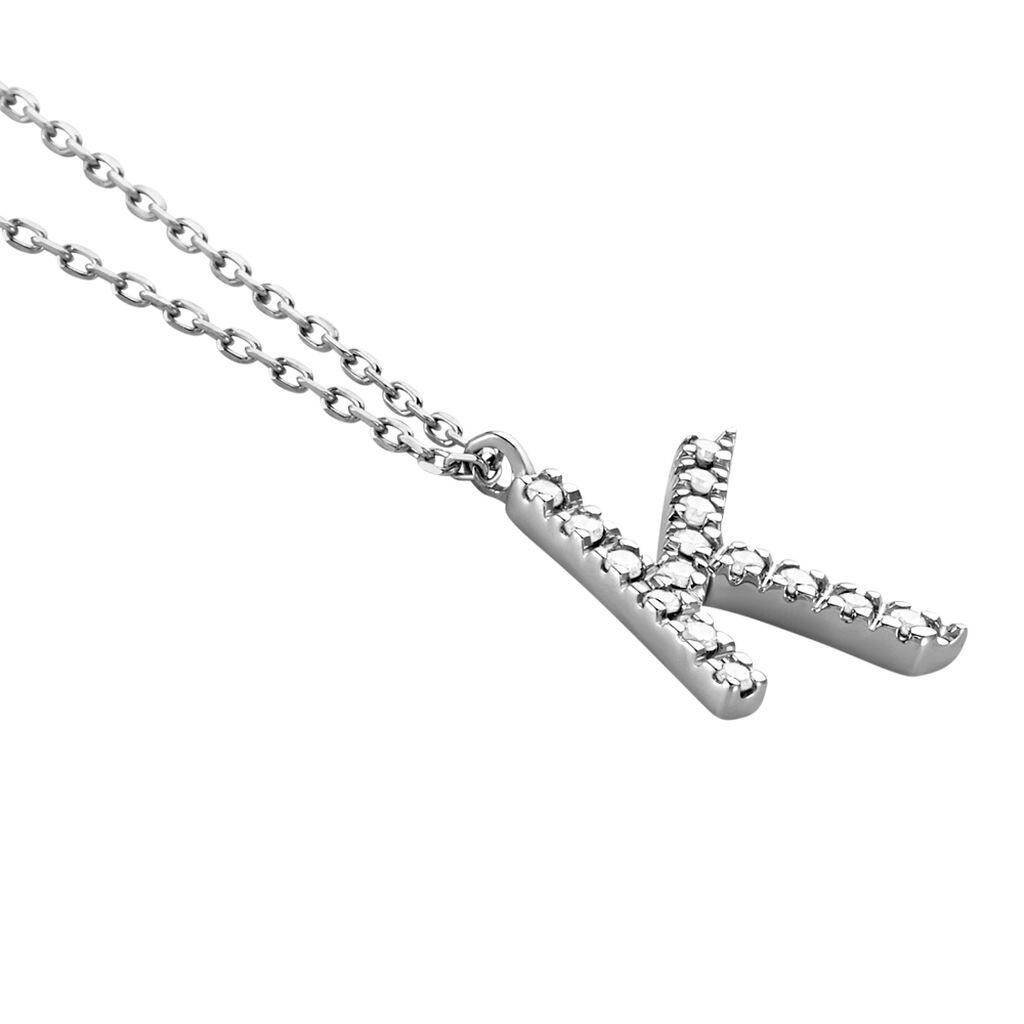 Collier Oran Or Blanc Diamant - Colliers Femme | Histoire d’Or