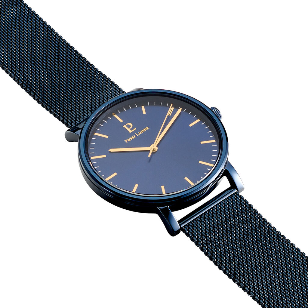 Coffret De Montre Pierre Lannier Essential Bleu - Montres Homme | Histoire d’Or