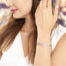 Bracelet Jonc Wilna Acier Blanc - Bracelets fantaisie Femme | Histoire d’Or