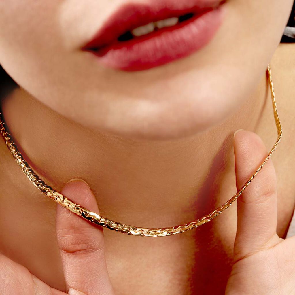 Collier Ivy Maille Haricot Or Jaune - Chaines Femme | Histoire d’Or
