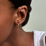Cr&eacute;oles Cayla Argent Dor&eacute; A L'Or 750/1000 - Boucles d'oreilles cr&eacute;oles Femme | Histoire d&rsquo;Or