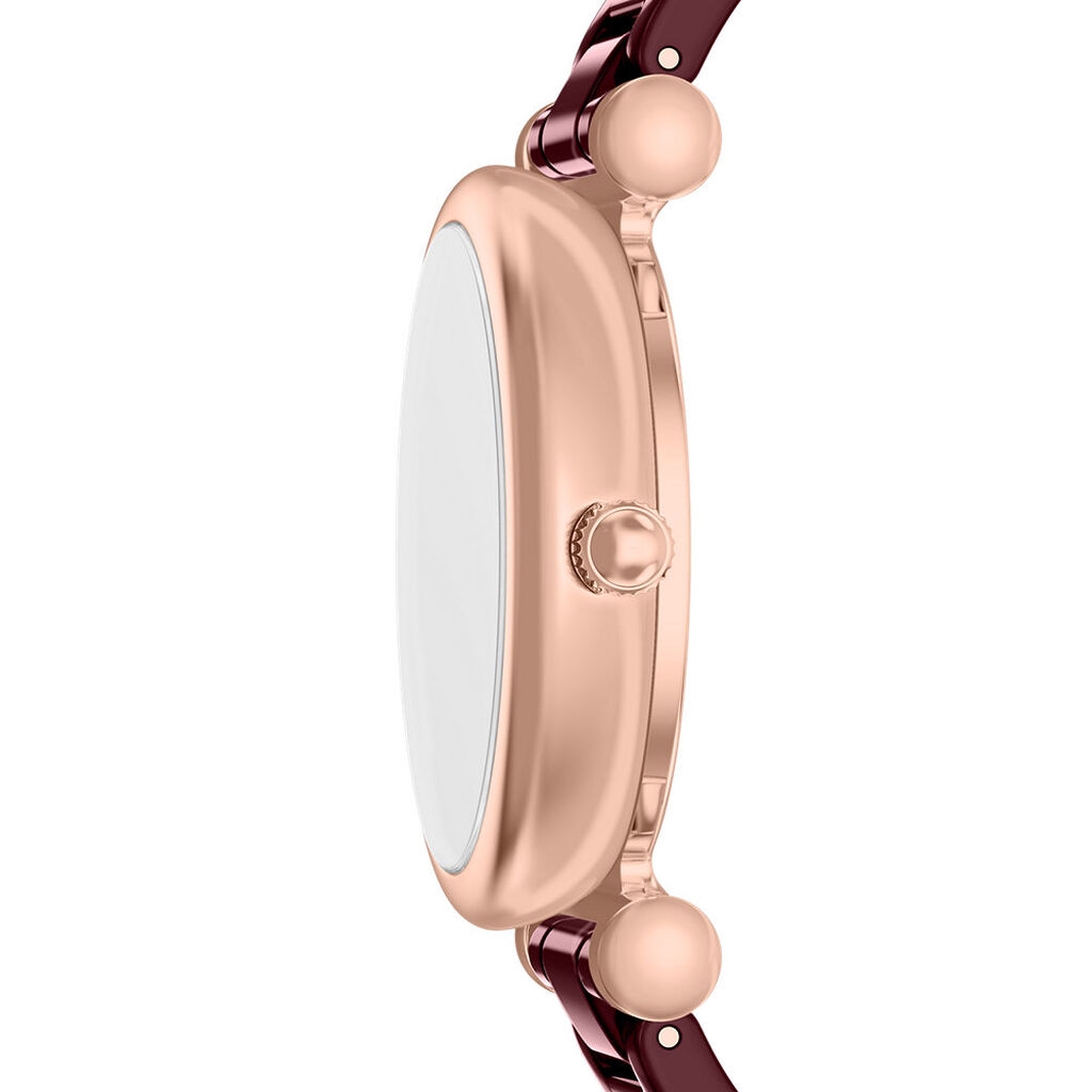 Montre Fossil Carlie 38 Bordeaux - Montres Femme | Histoire d&rsquo;Or
