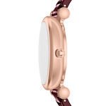 Montre Fossil Carlie 38 Bordeaux - Montres Femme | Histoire d&rsquo;Or