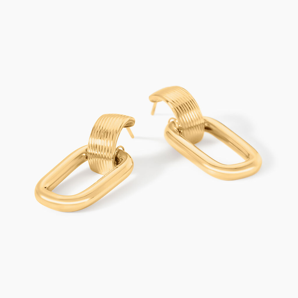 Boucles D'Oreilles Pendantes Jindrich Or Jaune - Boucles d'oreilles pendantes Femme | Histoire d’Or