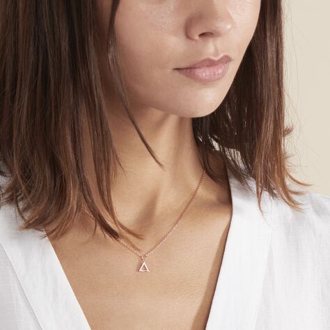 Collier Lorena Argent Rose Oxyde De Zirconium - Colliers fantaisie Femme | Histoire d’Or