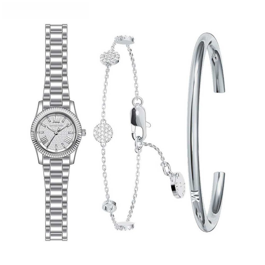 Coffret De Montre Michael Kors Micro Lexington Argenté - Montres Femme | Histoire d’Or