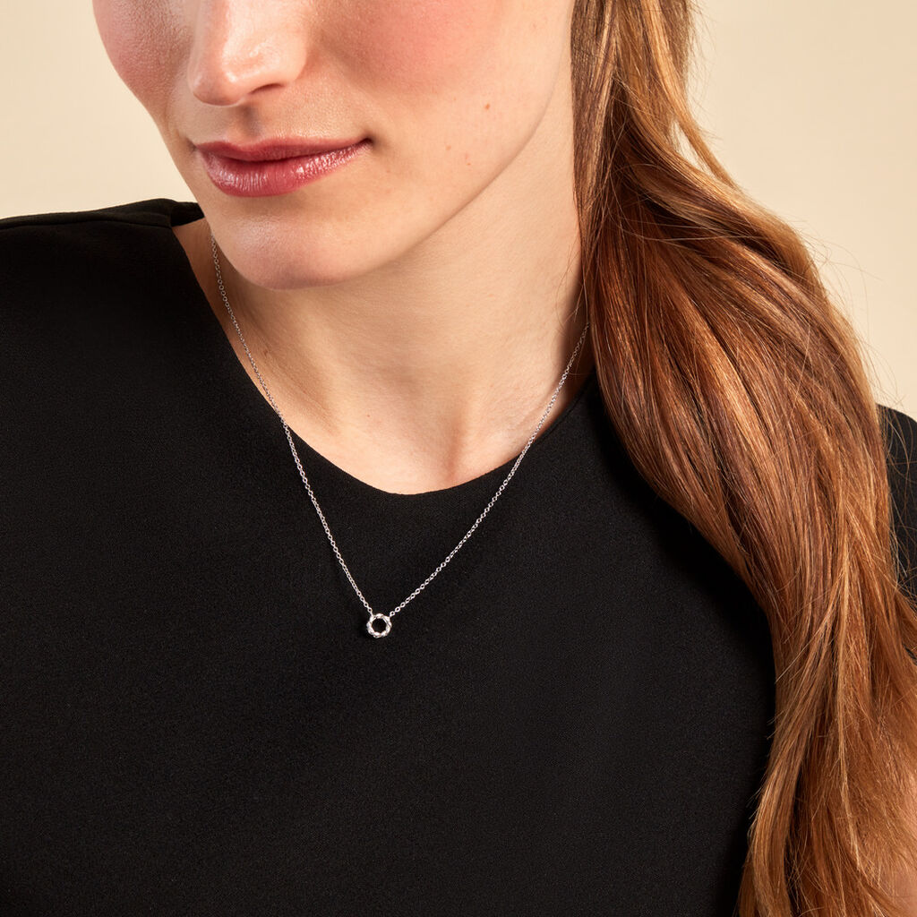 Collier Winona Argent Blanc - Colliers fantaisie Femme | Histoire d’Or