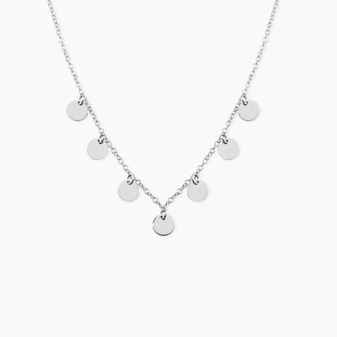 Collier Ragavi Argent Blanc - Colliers fantaisie Femme | Histoire d&rsquo;Or