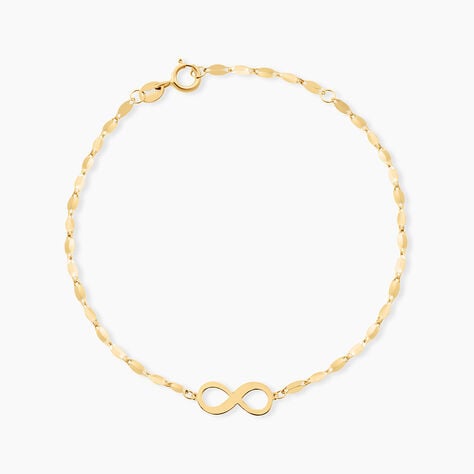 Bracelet Or Jaune Aulnie - Bracelets Femme | Histoire d&rsquo;Or