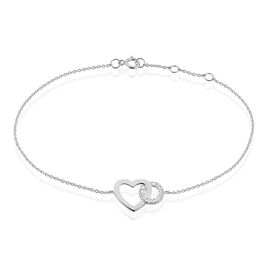 Bracelet Alysa Or Blanc Diamant - Bracelets Femme | Histoire d’Or