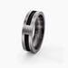Bague Phebus Him Cosme Acier Noir - Bagues fantaisie Homme | Histoire d’Or