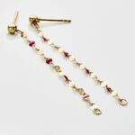 Boucles D'oreilles Pendantes Or Jaune Asteria - Boucles d'oreilles pendantes Femme | Histoire d&rsquo;Or