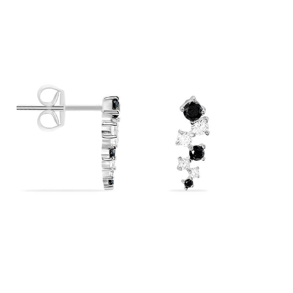 Boucles D'oreilles Pendantes Gaya Argent Blanc Oxyde De Zirconium - Boucles d'oreilles fantaisie Femme | Histoire d’Or