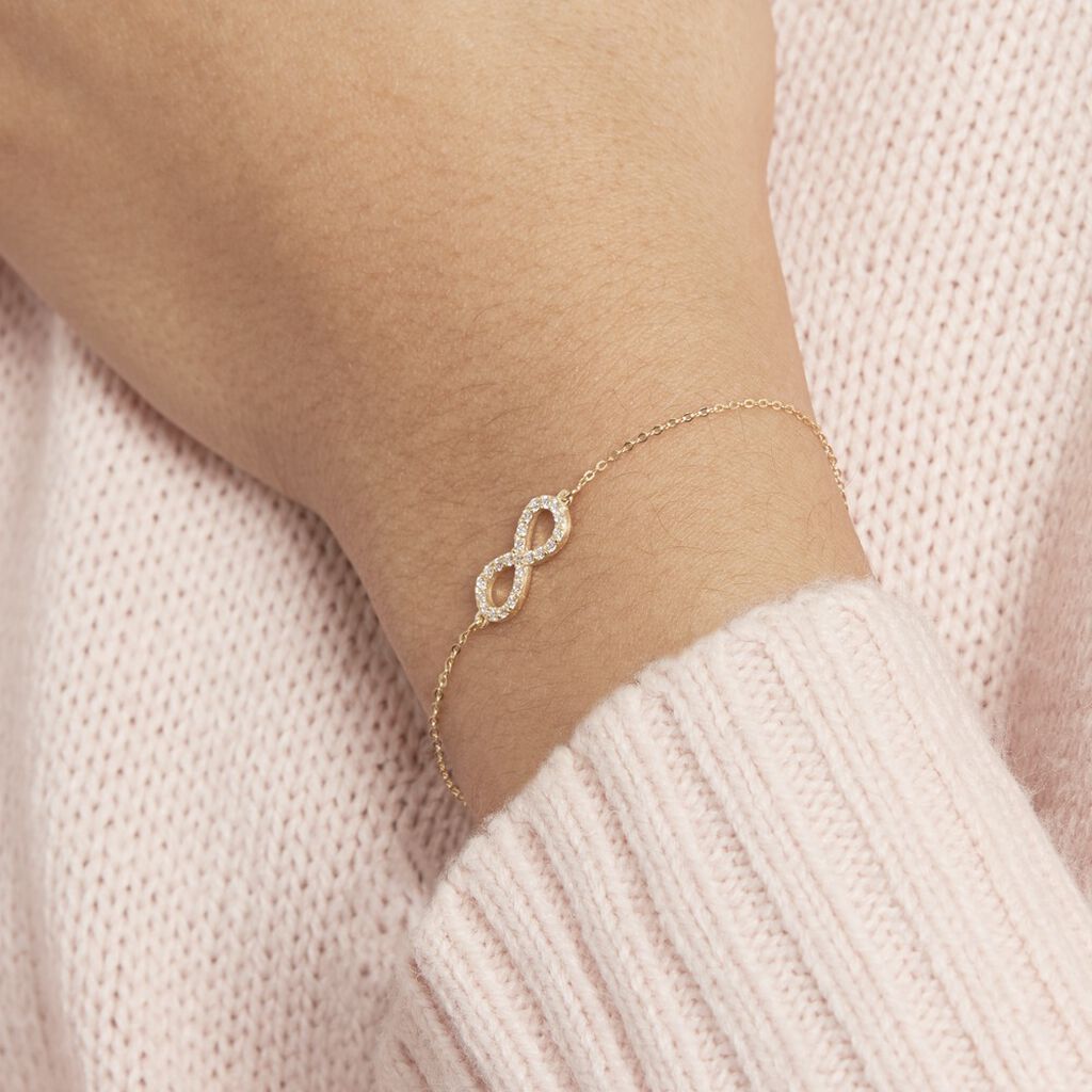 Bracelet Klothilda Or Jaune Oxyde De Zirconium - Bracelets Femme | Histoire d’Or