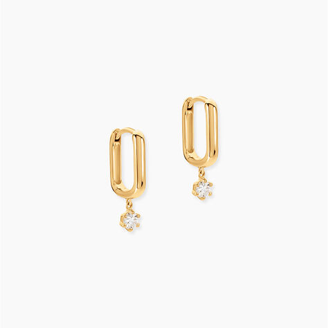 Créoles Haul Or Jaune Diamant Synthétique - Nouveautés Femme | Histoire d’Or