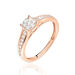 Bague Celia Or Rose Diamant - Bagues avec pierre Femme | Histoire d’Or