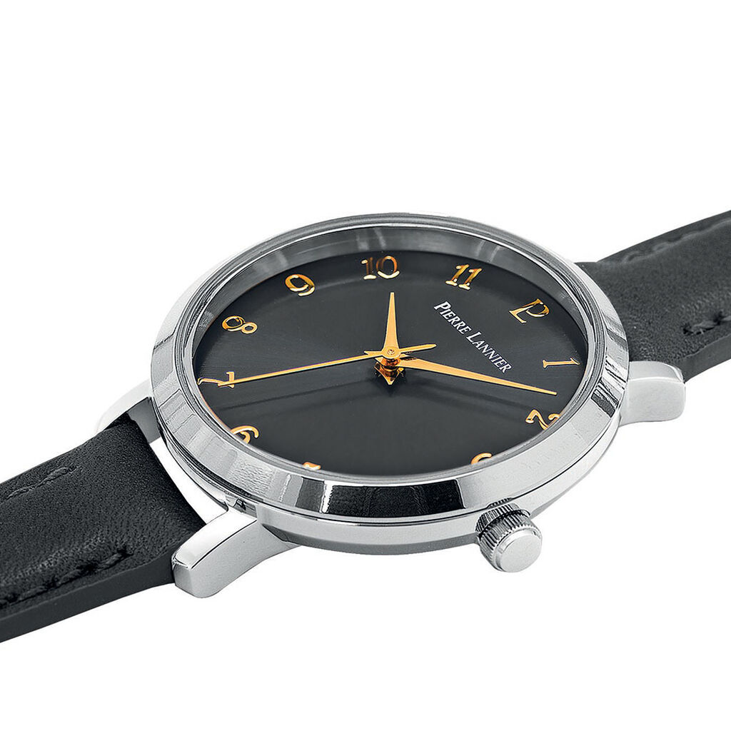 Montre Pierre Lannier Chouquette Noir - Montres Femme | Histoire d’Or
