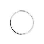 Alliance Junius Ruban Confort Or Blanc - Alliances Famille | Histoire d&rsquo;Or