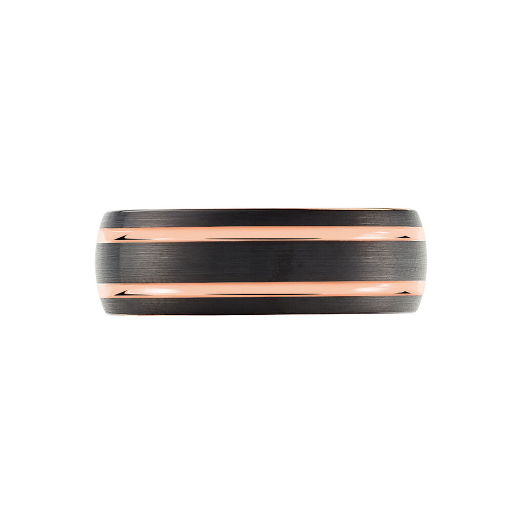 Bague Acier Rose - Bagues fantaisie Homme | Histoire d’Or