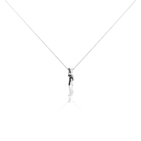 Collier Marina Or Blanc Diamant - Colliers Femme | Histoire d’Or