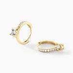 Cr&eacute;oles Grazyna Or Jaune Topaze Oxyde De Zirconium - Boucles d'oreilles cr&eacute;oles Femme | Histoire d&rsquo;Or