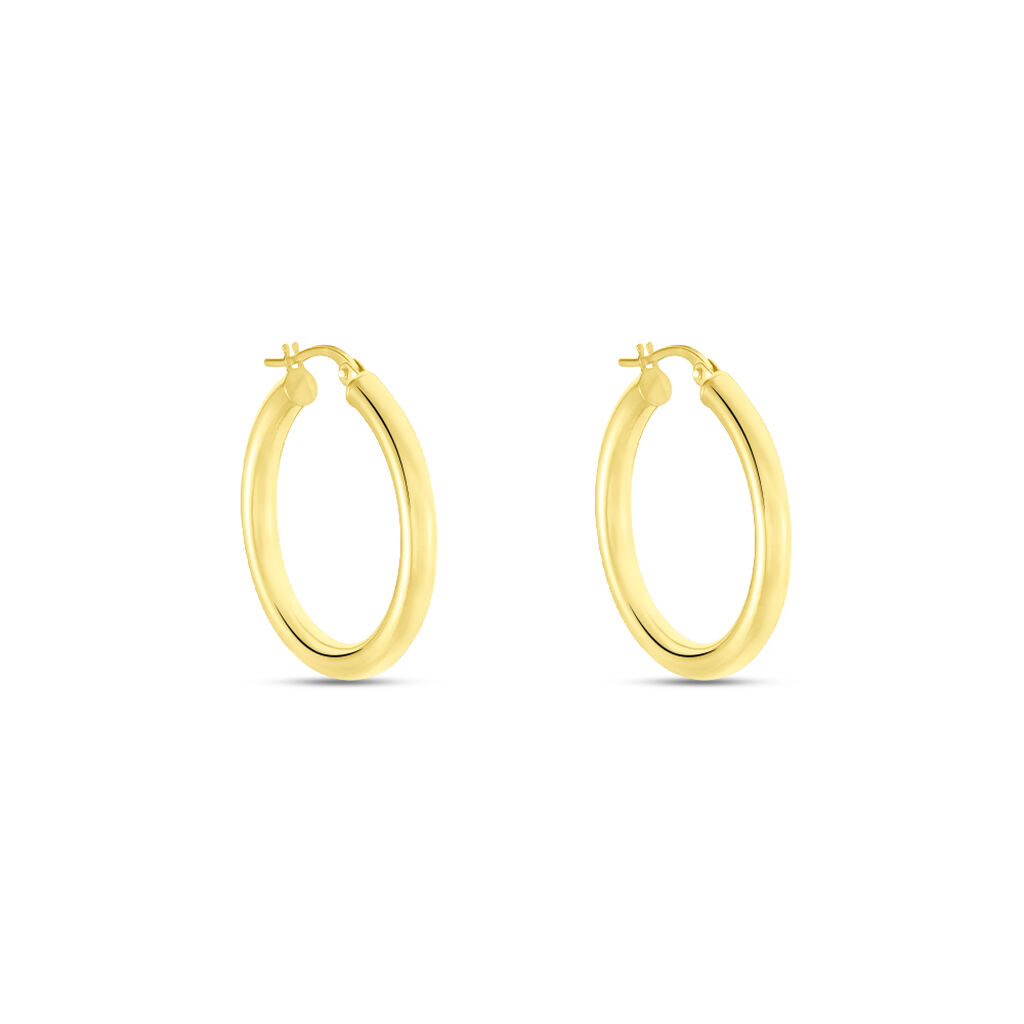 Créoles Ajania Or Jaune - Boucles d'oreilles créoles Femme | Histoire d’Or