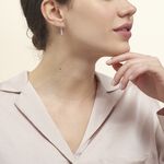 Boucles D'oreilles Pendantes Lauren Argent Blanc Oxyde De Zirconium - Boucles d'oreilles fantaisie Femme | Histoire d&rsquo;Or