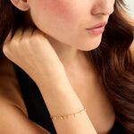 Bracelet Florencia Acier Dor&eacute; - Bijoux sans pierre Femme | Histoire d&rsquo;Or