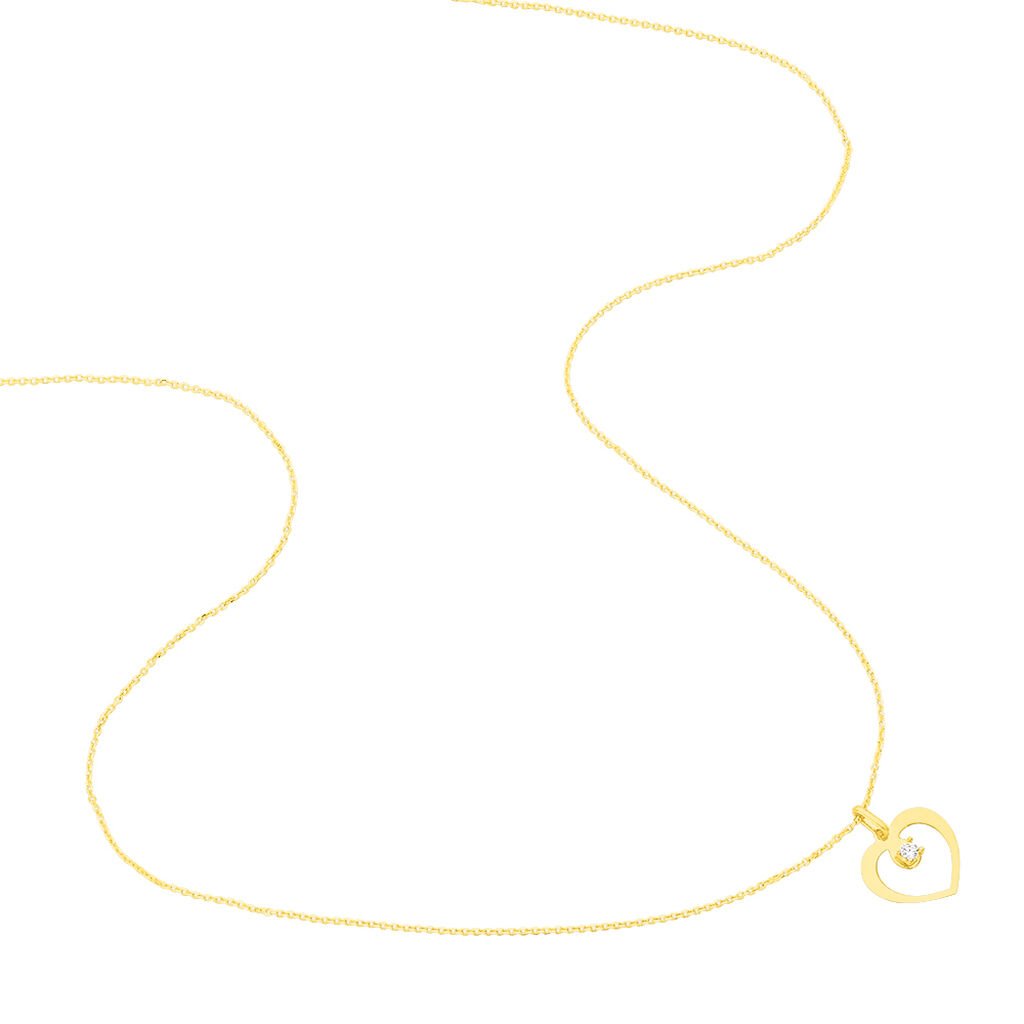 Collier Rohanna Or Jaune Oxyde De Zirconium - Colliers Femme | Histoire d&rsquo;Or