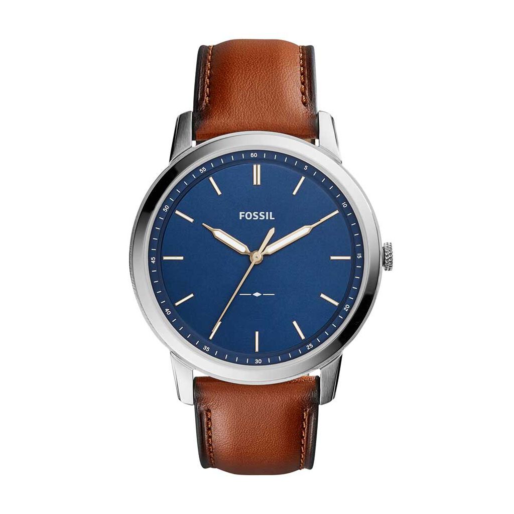 Montre Fossil Minimalist Bleu - Montres Homme | Histoire d&rsquo;Or