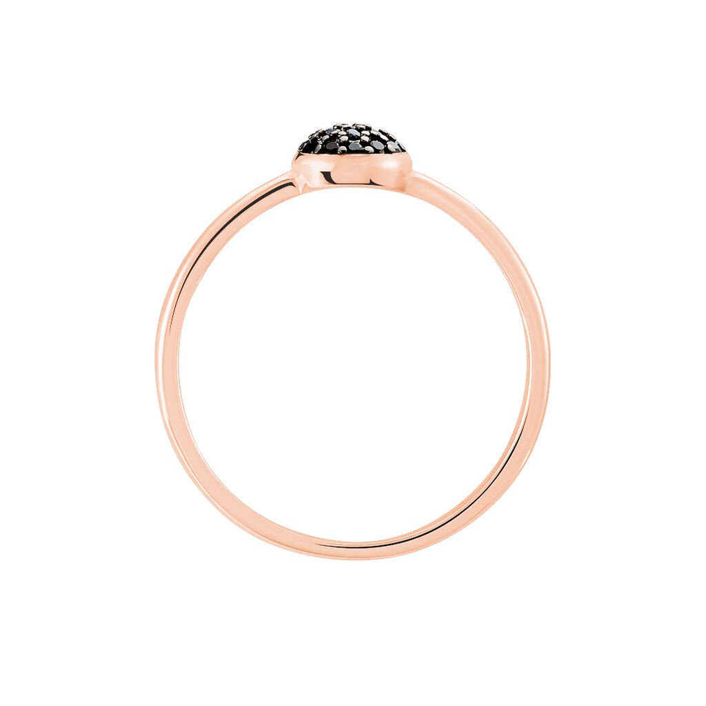 Bague Colline Argent Rose Oxyde De Zirconium - Bagues avec pierre Femme | Histoire d’Or