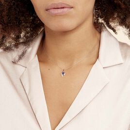 Collier Sagesse Or Blanc Saphir Et Diamant - Bijoux Femme | Histoire d’Or