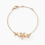 Bracelet Zinnia Plaqu&eacute; Or Jaune - Bracelets Femme | Histoire d&rsquo;Or