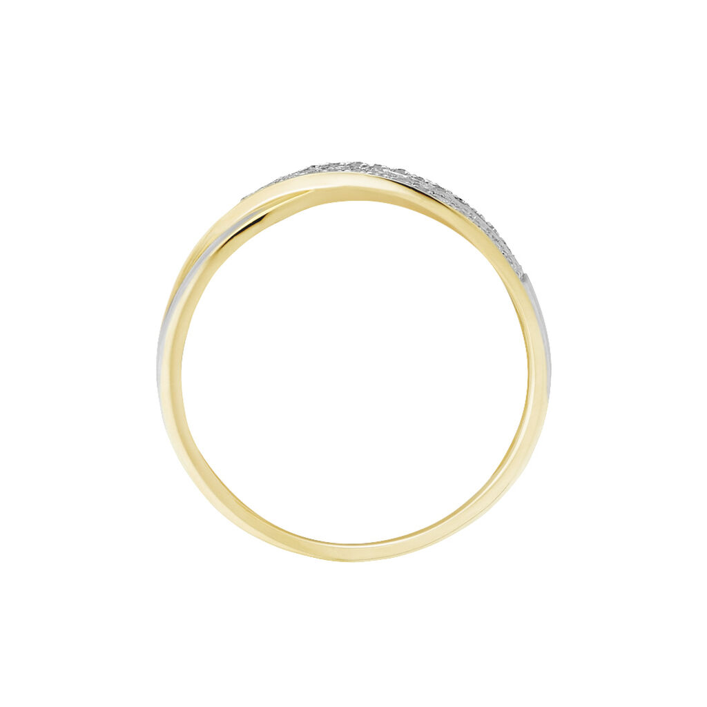 Bague Merlin Or Jaune Diamant - Bagues avec pierre Femme | Histoire d’Or