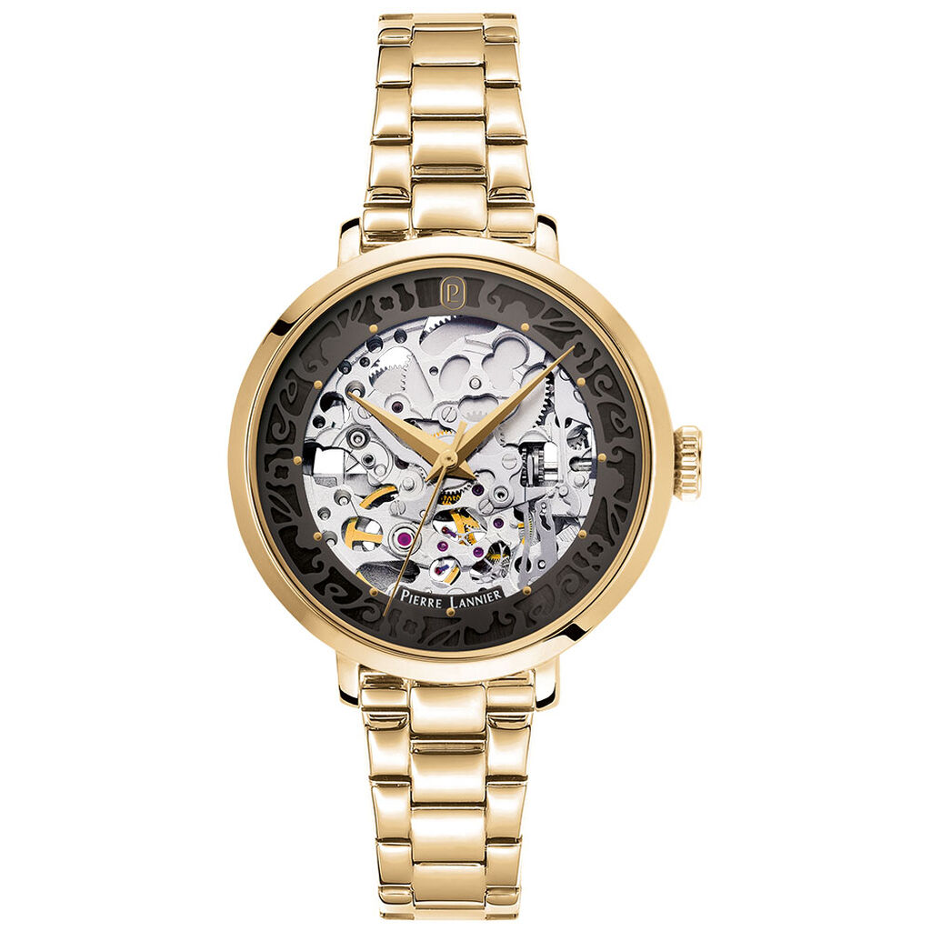 Montre Pierre Lannier Automatique 35 Gris - F&ecirc;te des m&egrave;res Femme | Histoire d&rsquo;Or