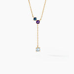 Collier Amaranta Or Jaune Topaze Am&eacute;thyste - Colliers Femme | Histoire d&rsquo;Or