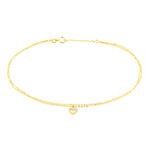 Chaine De Cheville Salome Or Jaune - Cha&icirc;nes de cheville Femme | Histoire d&rsquo;Or